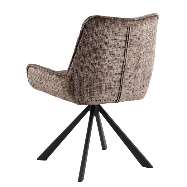 Krzesło Eddie obrotowe brązowe Juto 24 - ACTONA